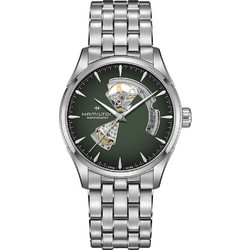 Hamilton Jazzmaster Ανδρικό Ρολόι Αυτόματο με Ασημί Μεταλλικό Μπρασελέ H32705160