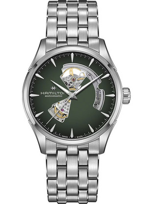 Hamilton Jazzmaster Ανδρικό Ρολόι Αυτόματο με Ασημί Μεταλλικό Μπρασελέ H32705160