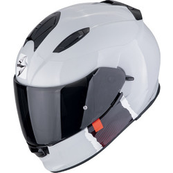 Scorpion Exo 491 White Red Κράνος Μηχανής Full Face 1450gr