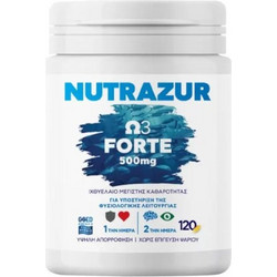 Nutrazur Ω3 Forte Ιχθυέλαιο 500mg 120 Κάψουλες