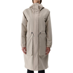 4F Γυναικείο Μπουφάν Softshell Μακρύ Εκρού 4FWSS25TTJAF718-083S