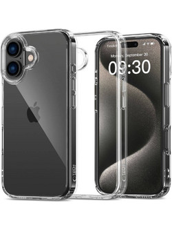 Tech-Protect Flexair Hybrid Back Cover Clear (iPhone 16)