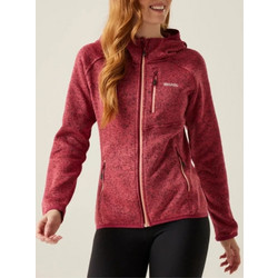 Regatta Γυναικεία Ζακέτα Fleece Μακριά με Κουκούλα και Φερμουάρ Μπορντό RWA597-6NH