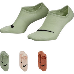 Nike Everyday Plus Γυναικείες Κάλτσες Κοντές Σομόν Πράσινο Mint Rusted 3Pack SX5277-991