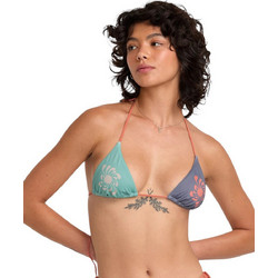 RVCA Bikini Top Τριγωνάκι Navy Μπλε Τιρκουάζ 23O131500-MUL