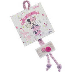 Parisis Μπομπονιέρα Βάπτισης Καδράκι Minnie Mouse Νεράιδα από Ξύλο