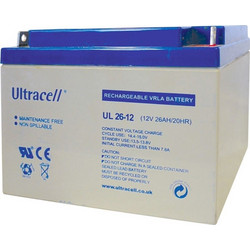 Ultracell UL26-12 Μπαταρία VRLA 12V 26Ah