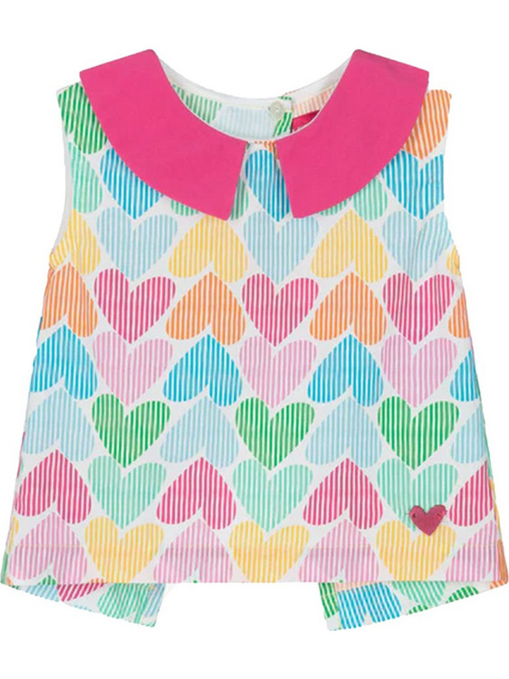 Agatha Ruiz De La Prada Παιδικό T-Shirt Αμάνικο Φούξια Πολύχρωμο PVTSH0171