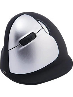R-GO Tools HE Break Large Ασύρματο Bluetooth Ποντίκι Vertical Εργονομικό Black Silver