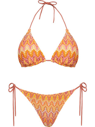 Rock Club Bikini Set Τριγωνάκι Πορτοκαλί BP-5007