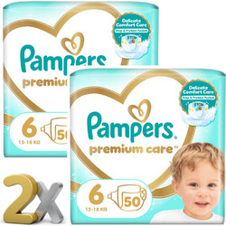 Pampers Premium Care Πάνες No6 13-18kg 100τμχ