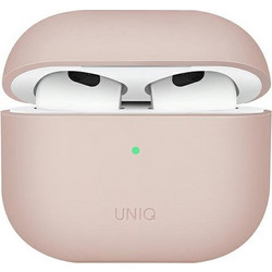 Uniq Lino Θήκη Σιλικόνης για Apple AirPods 3 Ροζ