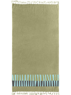 Guy Laroche Pestemal 23 Πετσέτα Θαλάσσης Χακί 90x170cm