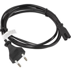 Lanberg CA-C7CA-10CC-0018-BK Καλώδιο Τροφοδοσίας Euro to IEC C7 1.8m
