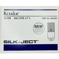 Kessler Silk-Ject Σύριγγες 5ml με Βελόνα 21G 40mm 100τμχ