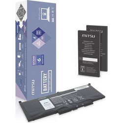Mitsu BC/DE-E7390 Συμβατή Μπαταρία Laptop για Dell Latitude 12 (7000) /12 (7290) /13 (7000) /13 (7380) /13 (7390) /14 (7480) /7280/7290/7380/7390/7480/7490 5800mAh