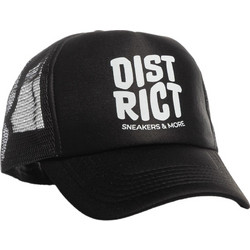 District75 Ανδρικό Καπέλο Jockey με Δίχτυ Snapback Υφασμάτινο Μαύρο 125UCP-138-071