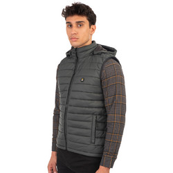 Double Αμάνικο Ανδρικό Μπουφάν Puffer Γκρι SMJK-2001