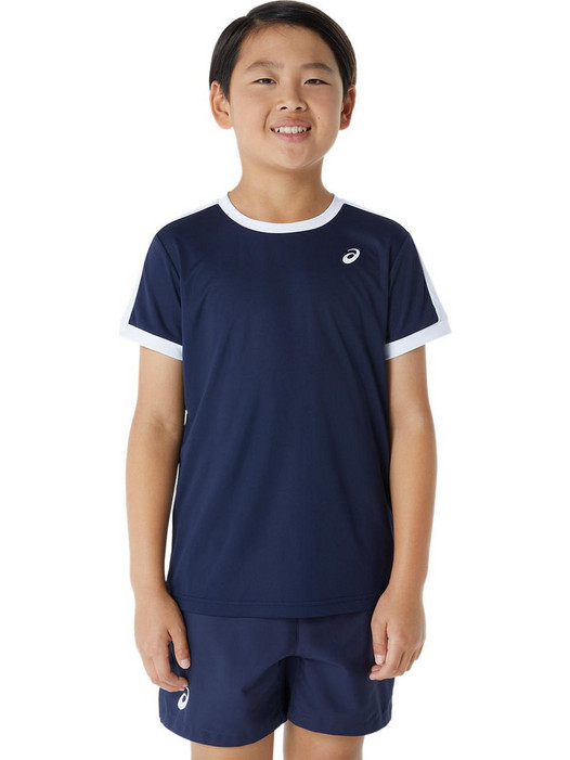 ASICS Παιδικό T-Shirt Κοντομάνικο Navy Μπλε 2044A044-403