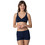 Kom Bikini Set Τριγωνάκι Ψηλόμεσο Boxer Μαύρο 1M13MBSY191