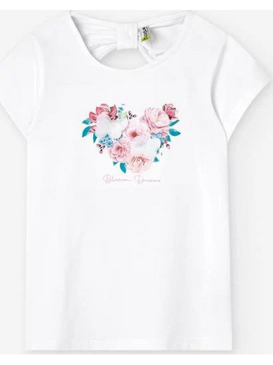 Losan Παιδικό T-Shirt Κοντομάνικο Λευκό LKGAP030325009