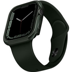 Uniq Valencia Μεταλλική Θήκη για Apple Watch 4 / 5 / 6 / 7 / 8 / 9 / SE 44 / 45mm Πράσινη