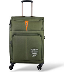 Diplomat Venice ZC6101 Βαλίτσα Μεσαία 68x43x30cm με 4 Ρόδες Πράσινη