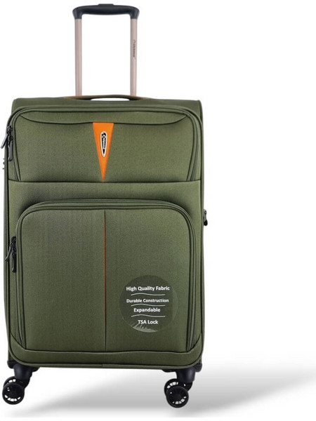Diplomat Venice ZC6101 Βαλίτσα Μεσαία 68x43x30cm με 4 Ρόδες Πράσινη