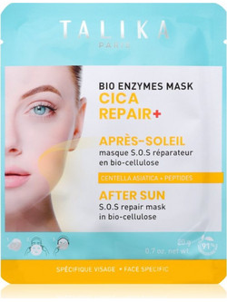 Talika Bio Enzymes Cica Repair After Sun Sheet Μάσκα Προσώπου για Ενυδάτωση & Καταπράυνση 20gr