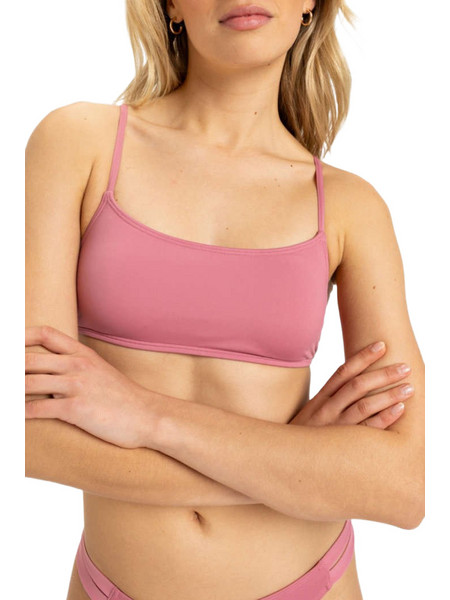 Roxy Beach Classics Bikini Top Μπουστάκι Ροζ ERJX305503