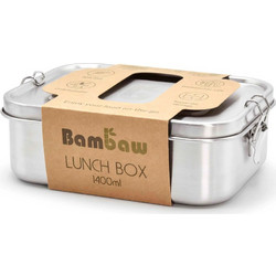 Bambaw Δοχείο Φαγητού Inox 1.4lt Ασημί