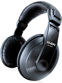 SVEN AP-860V Ενσύρματα & Ασύρματα Bluetooth Ακουστικά Hi-Fi Over Ear Μαύρα