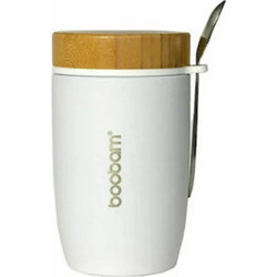 Boobam Δοχείο Φαγητού Θερμός Inox 500ml Λευκό