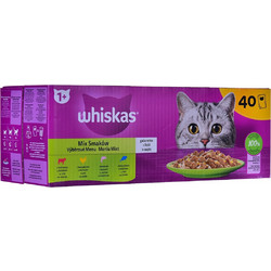 Whiskas Adult with Meat & Fish in Jelly 40x85gr