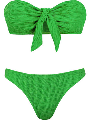Rock Club Bikini Set Strapless Πράσινο BP-5010