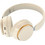 SAZ-J2 Ασύρματα Bluetooth Ακουστικά On Ear Μπεζ