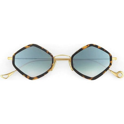 Eyepetizer Jimmy I-4-1 Γυναικεία Γυαλιά Ηλίου Πολυγωνικά Μεταλλικά Ταρταρούγα Χρυσό με Μπλε Φακό