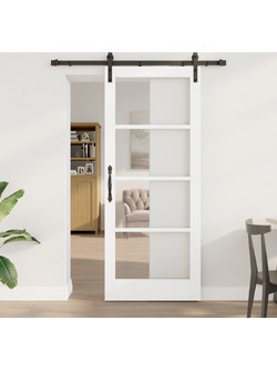 vidaXL Πόρτα Εσωτερική Συρόμενη Ξύλινη 83x202cm 3331942