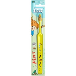 Tepe Pippi Extra Soft Παιδική Oδοντόβουρτσα Κίτρινη