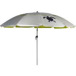 Summer Club Eden Ομπρέλα Θαλάσσης με UV Προστασία Lime Ασημί 2.25m 18345