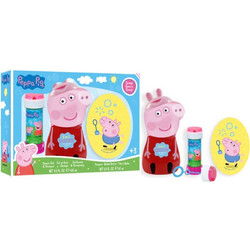 Air Val Peppa Pig Body & Hair 400ml + Sponge 1τμχ + Soap Bubbles