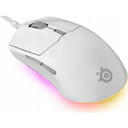 SteelSeries Rival 3 Gen 2 Ενσύρματο Gaming Ποντίκι RGB White
