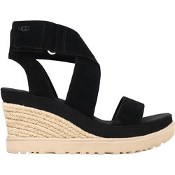 UGG Ileana Καλοκαιρινές Γυναικείες Πλατφόρμες Ψηλές Μαύρες 1139052-BLK