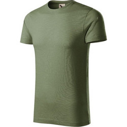 Malfini Ανδρικό Αθλητικό T-Shirt Χακί MLI-17309