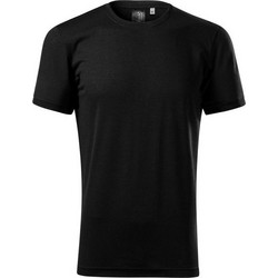 Malfini Ανδρικό Αθλητικό T-Shirt Μαύρο MLI-15701
