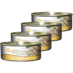 Applaws Adult with Chicken Breast in Broth 4x70gr