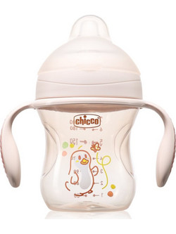Chicco Transition Cup Penguin Pink 6m+ 200ml