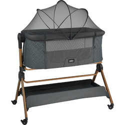 Bebe Stars Serenity Λίκνο με Πλαϊνό Άνοιγμα Ανθρακί 846-186