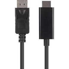 Lanberg Καλώδιο DisplayPort 1.1 to HDMI Male 1m Black CA-DPHD-11CC-0010-BK