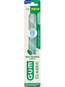 Gum Classic 410 Medium Oδοντόβουρτσα Γαλάζια